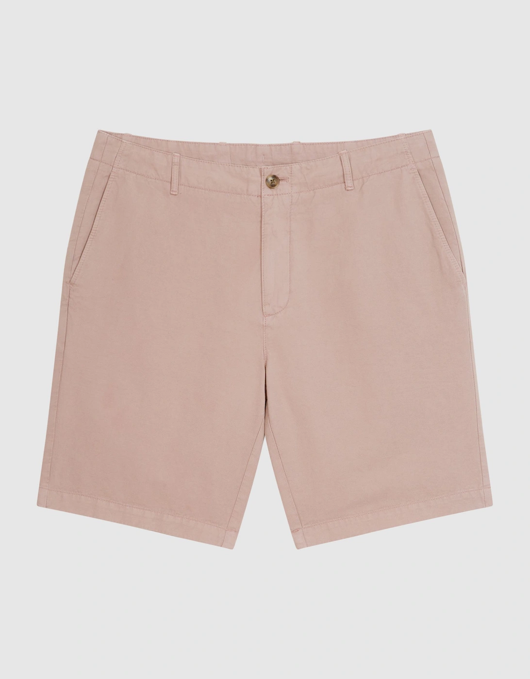 Cotton-Linen Blend Shorts, 2 of 1
