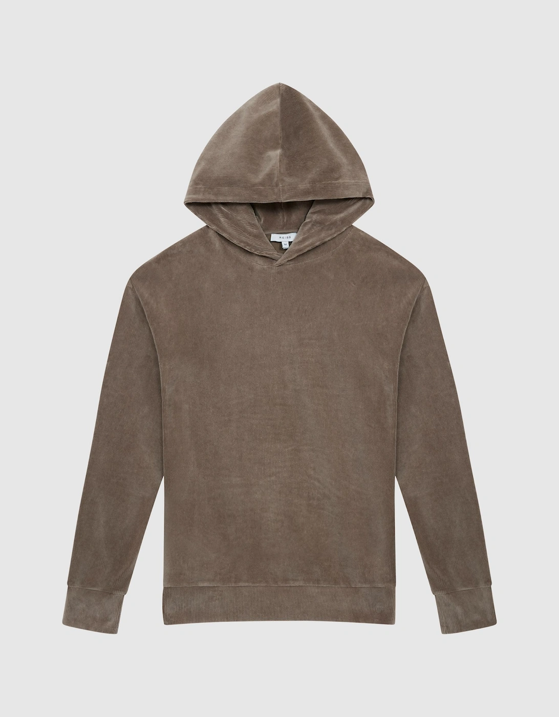 Velour Cord Hooded Sweatshirt, 2 of 1