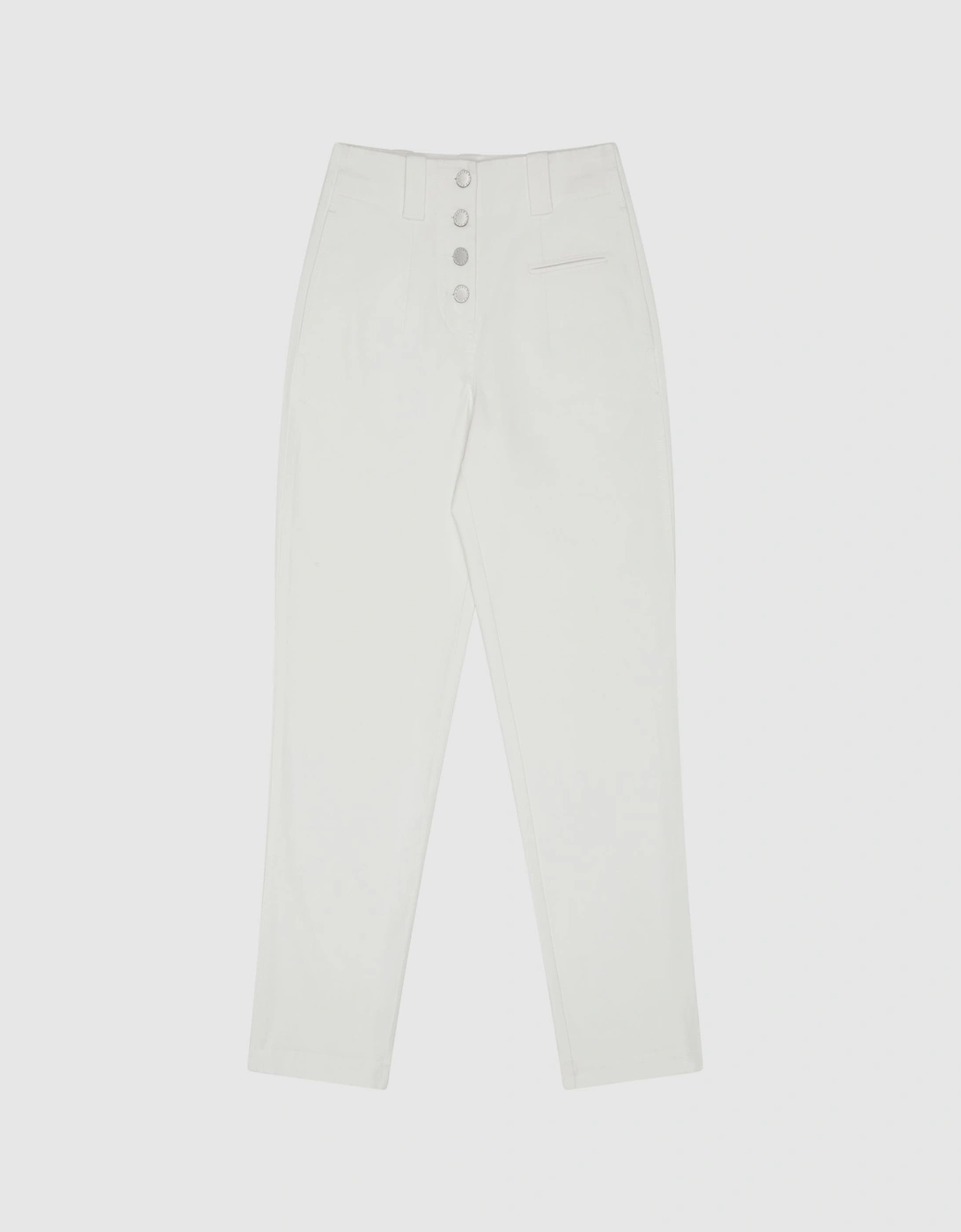 Button Fly Cotton Trousers, 2 of 1