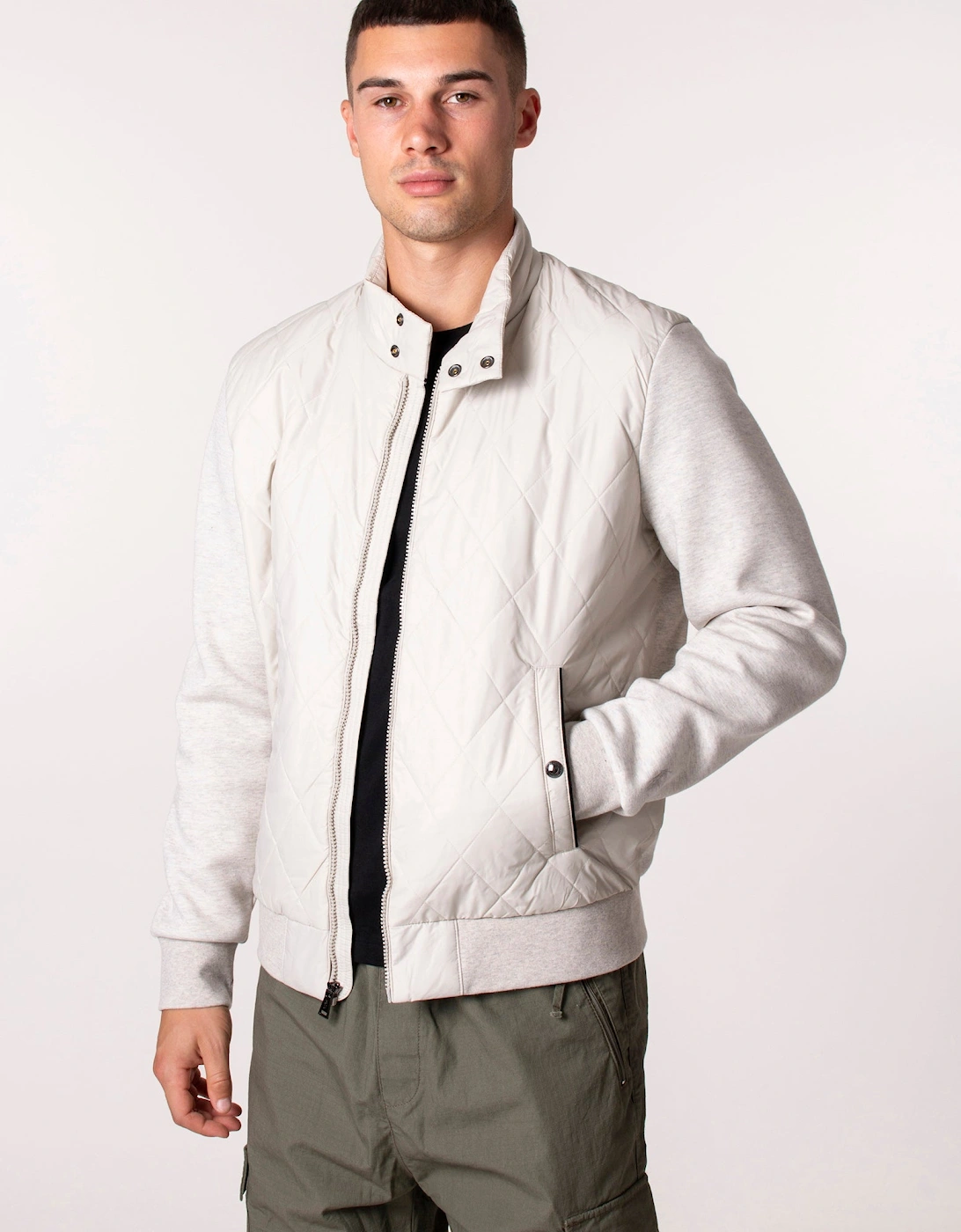 Quilted Hybrid Jacket