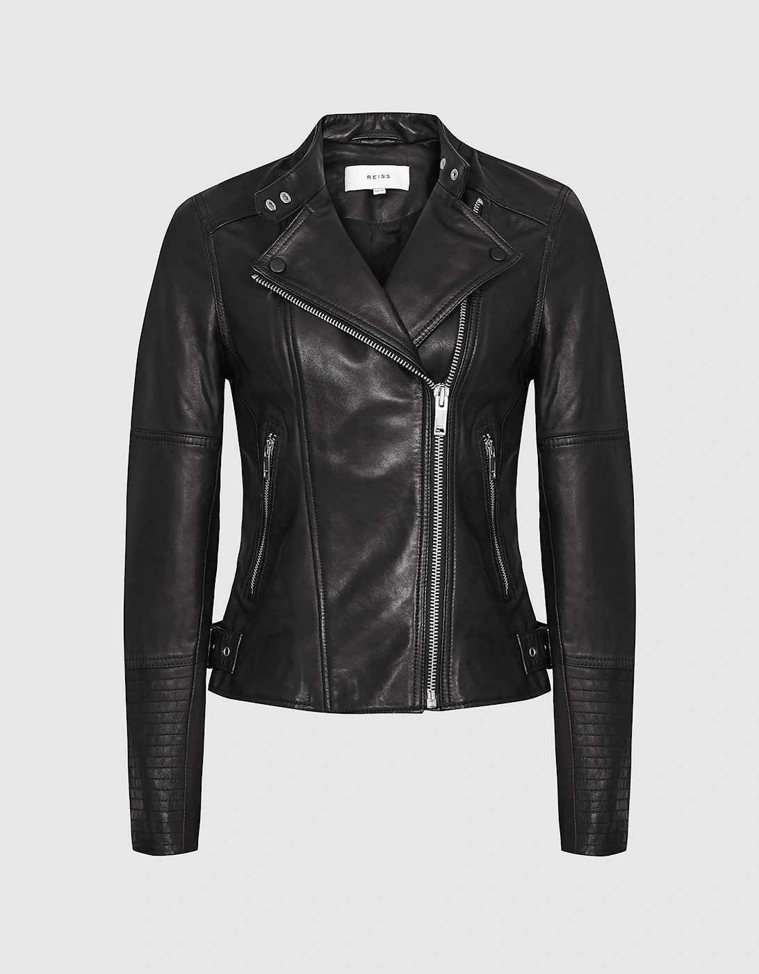 Leather Biker Jacket, 2 of 1