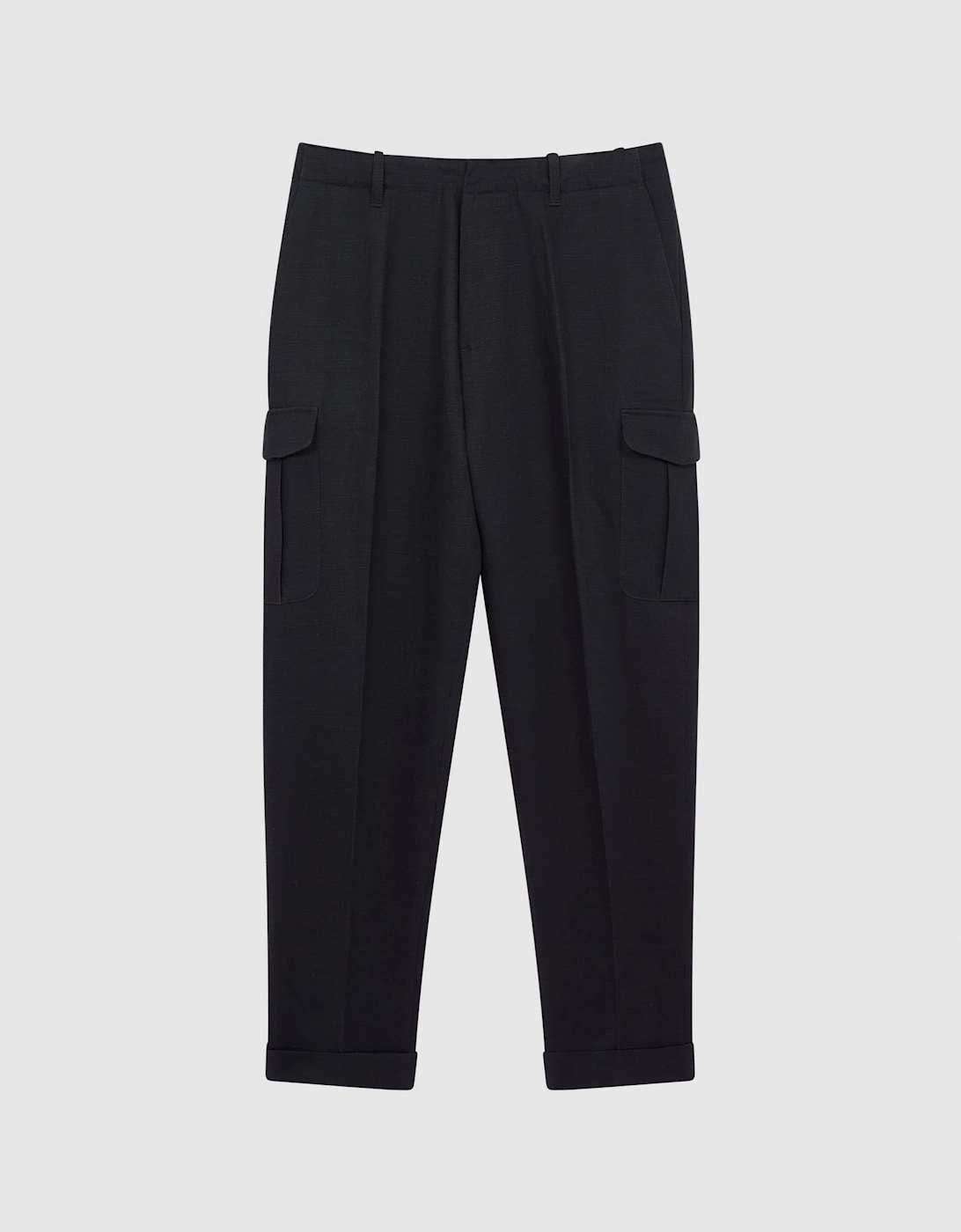 Relaxed Cropped Cargo Trousers, 2 of 1