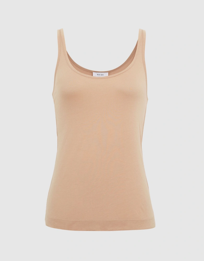 Scoop Neck Second Skin Vest Top