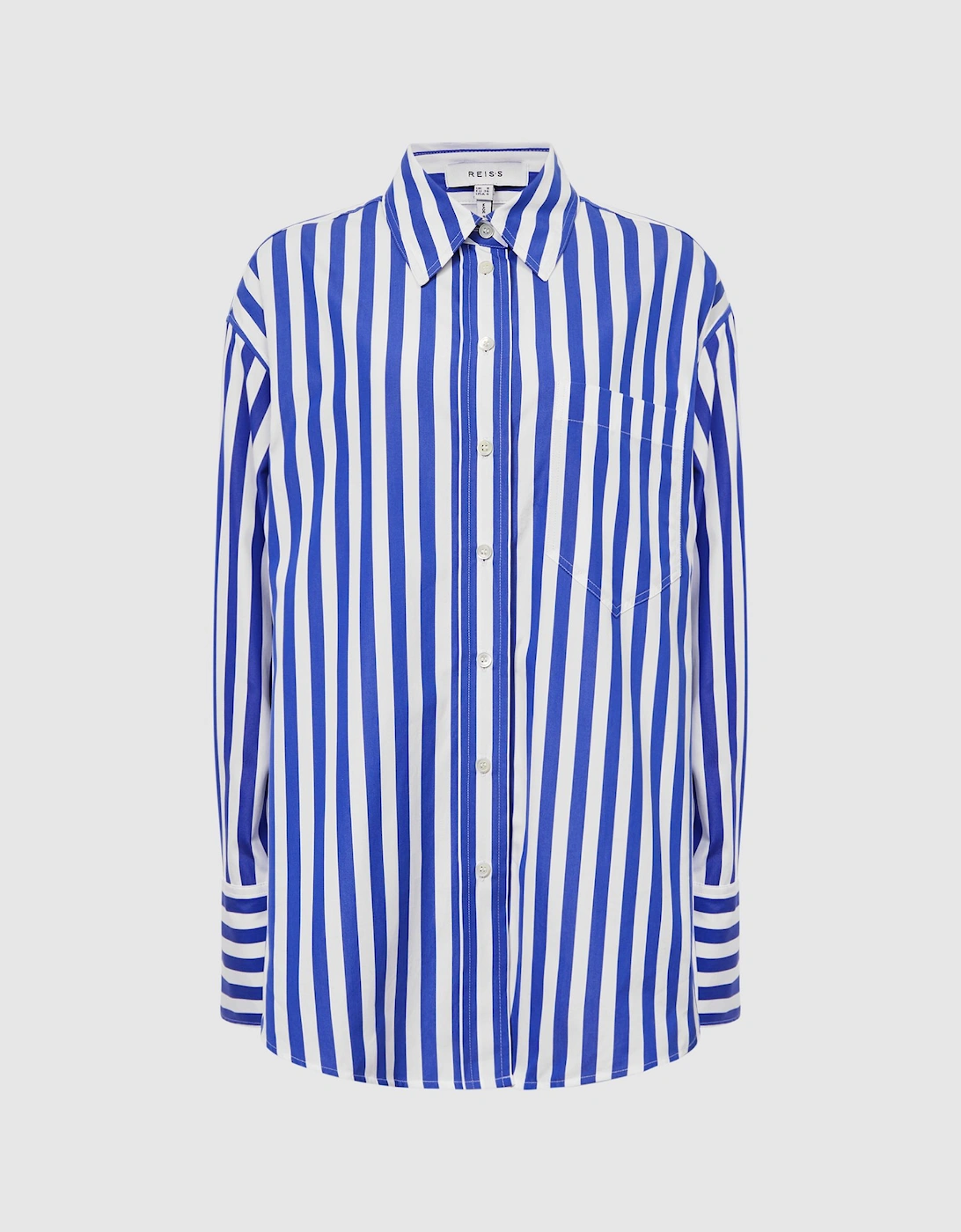 Relaxed Fit Striped Cotton Shirt, 2 of 1