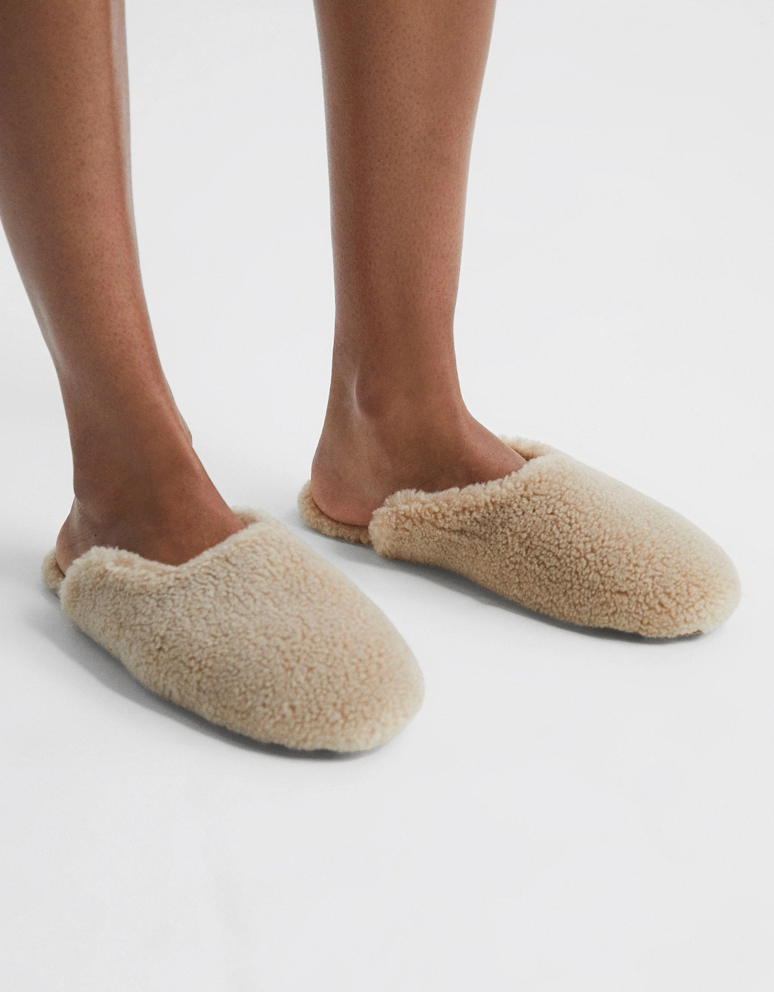 Faux Shearling Slippers, 2 of 1