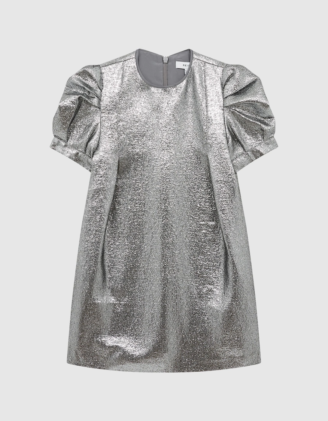 Metallic Shoulder Detail Dress