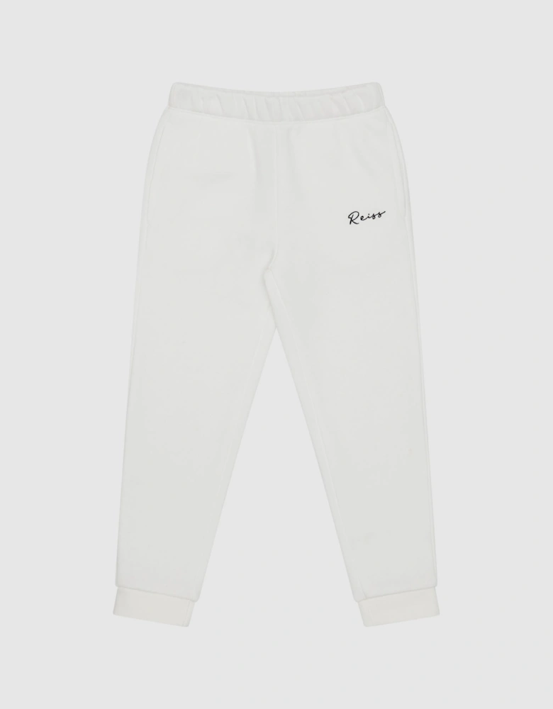 Embroidered Jersey Joggers