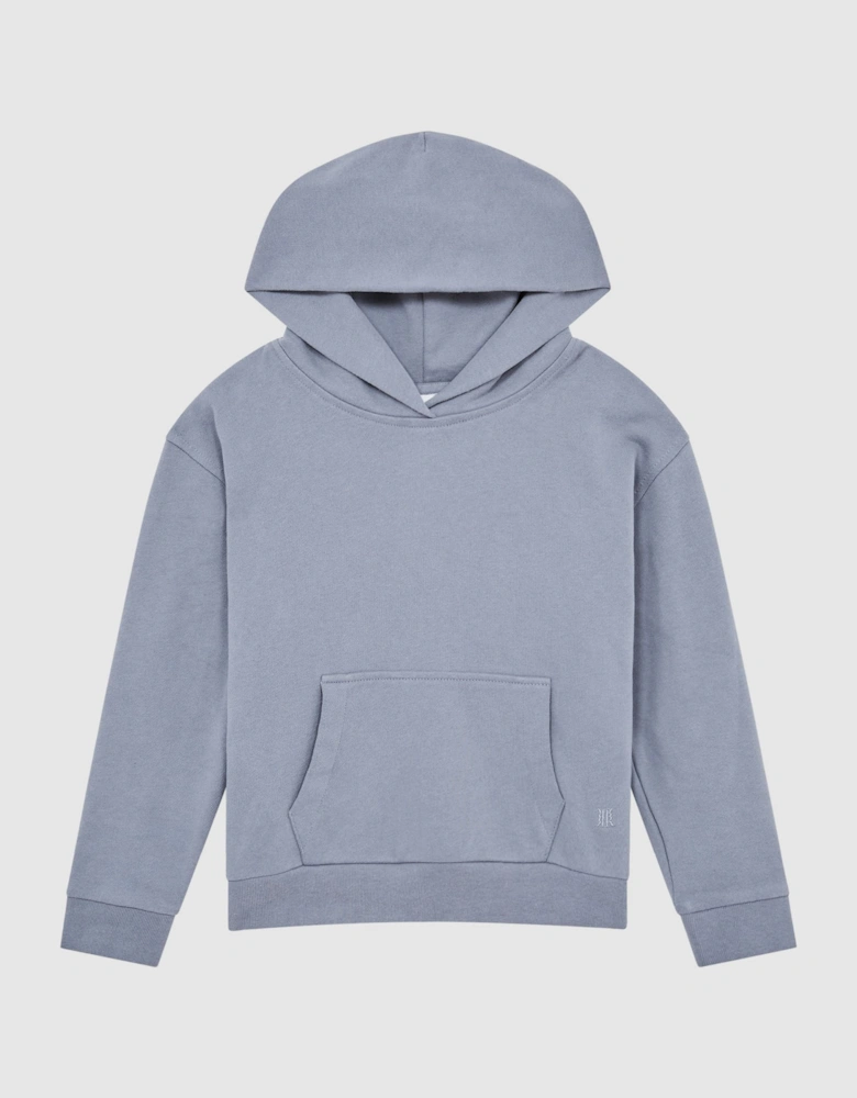 Oversized Cotton Jersey Hoodie