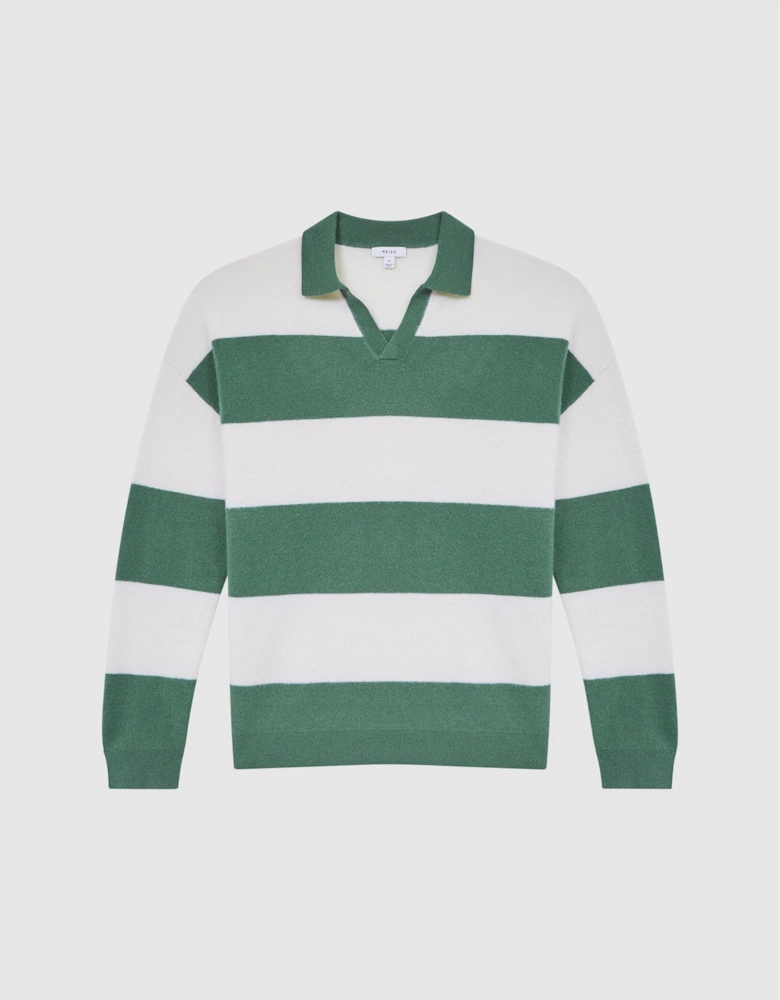 Striped Wool Rugby Shirt