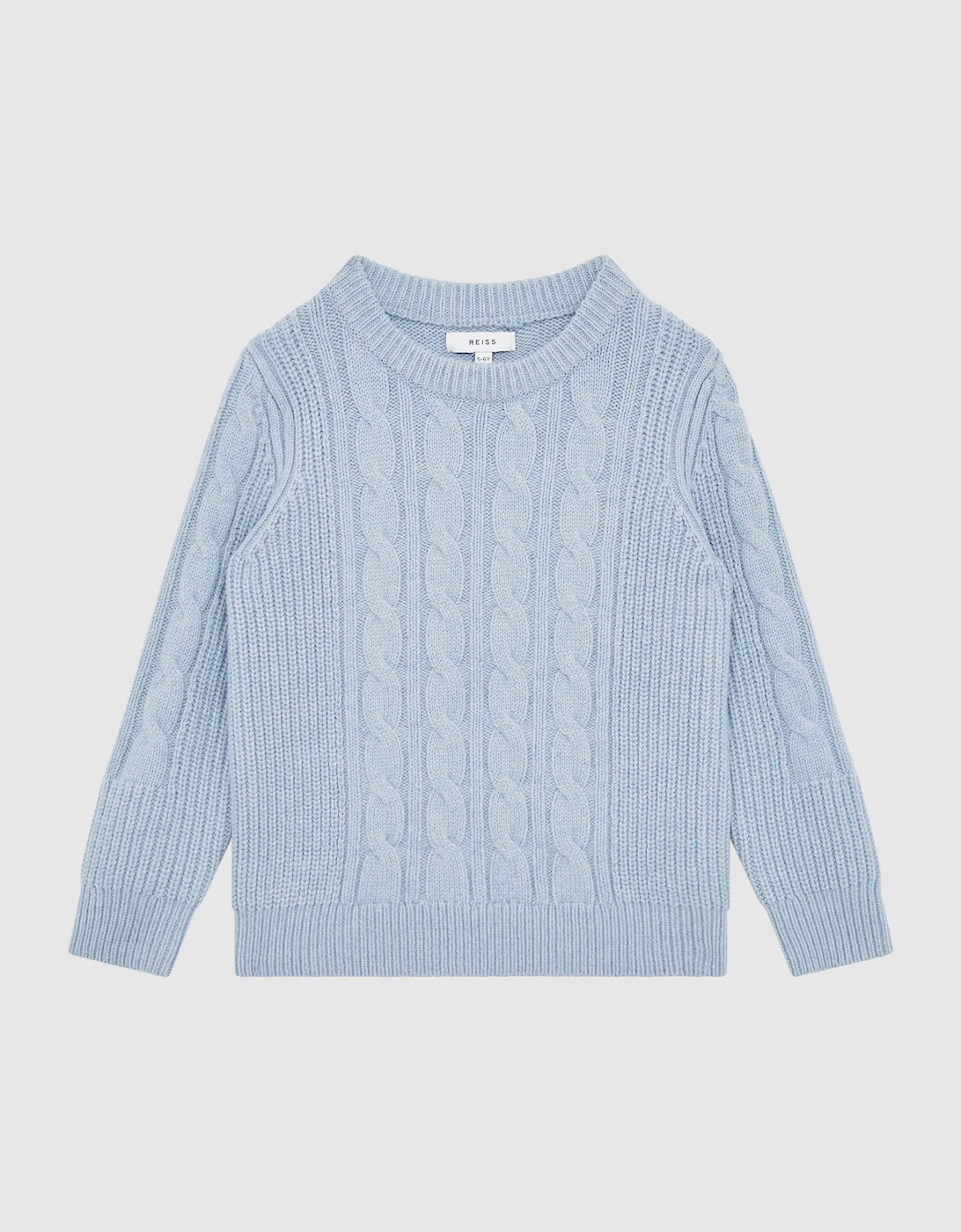 Crew Neck Cable Knit Jumper, 3 of 2