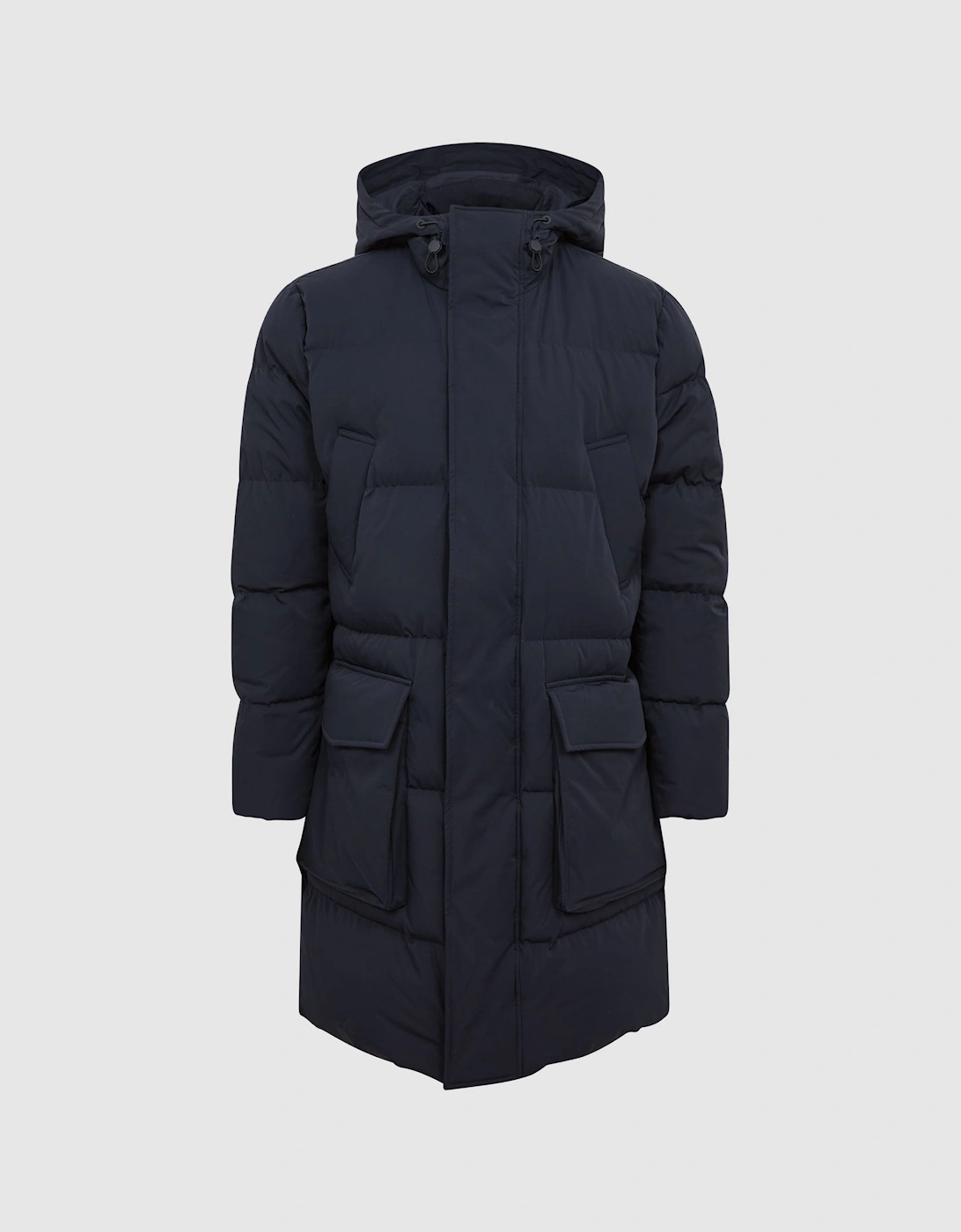 Hooded Mid Length Puffer Jacket, 2 of 1
