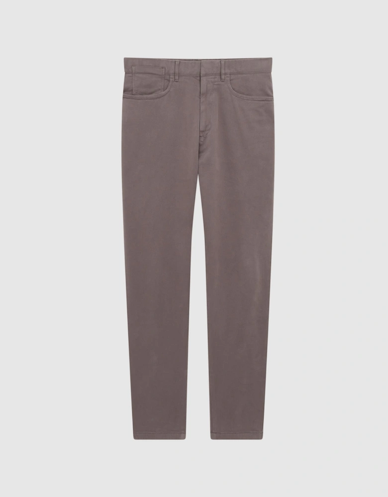 Brushed Cotton Relaxed Fit Trousers