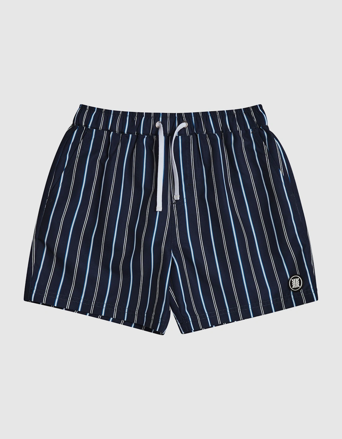 Drawstring Striped Swim Shorts, 2 of 1