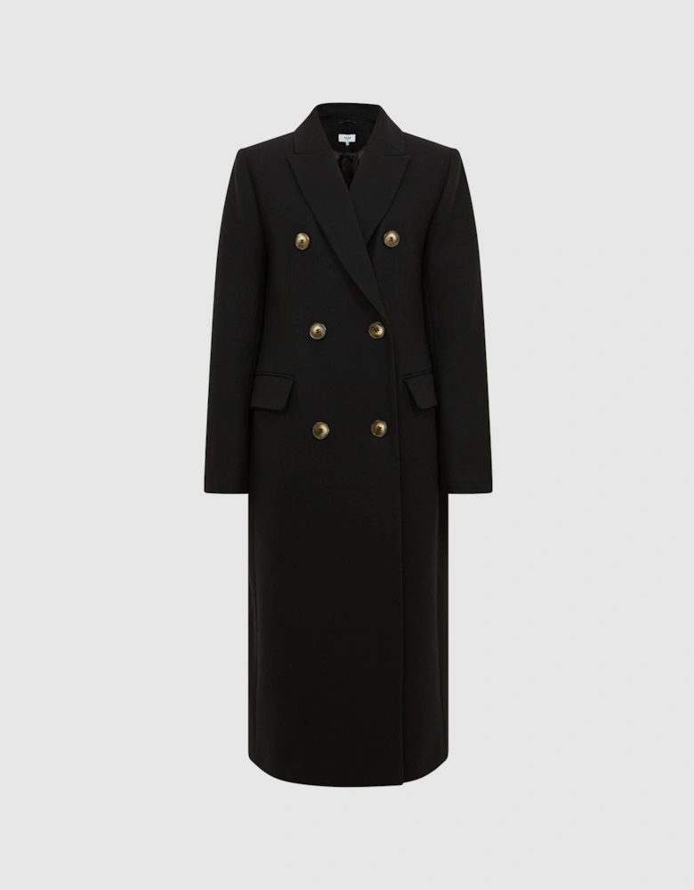 Longline Double Breasted Formal Coat