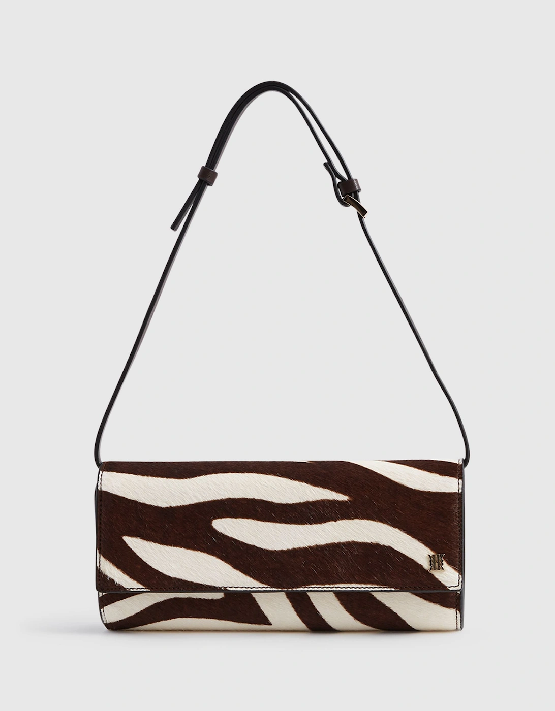 Zebra Calf Hair Baguette Bag, 2 of 1
