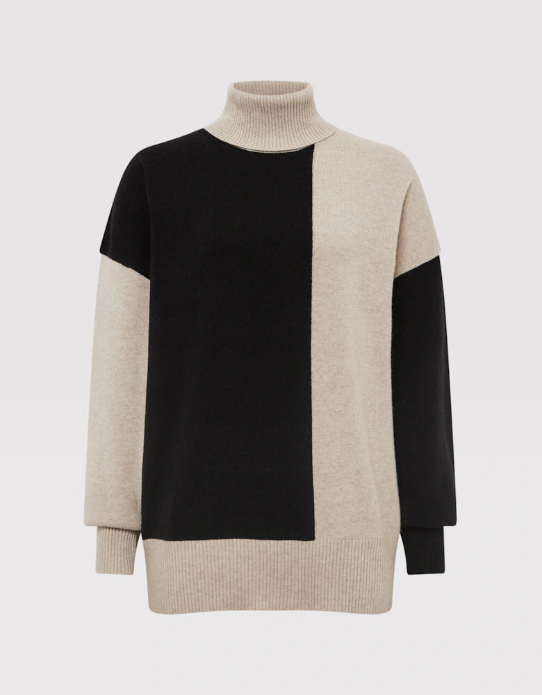 Knitted Roll Neck Jumper