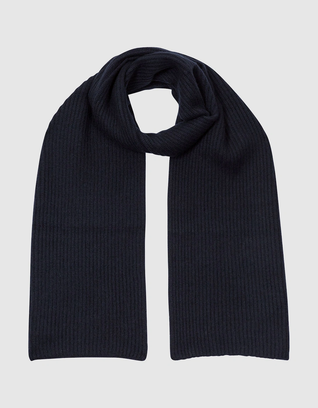 Ribbed 100% Cashmere Scarf, 2 of 1
