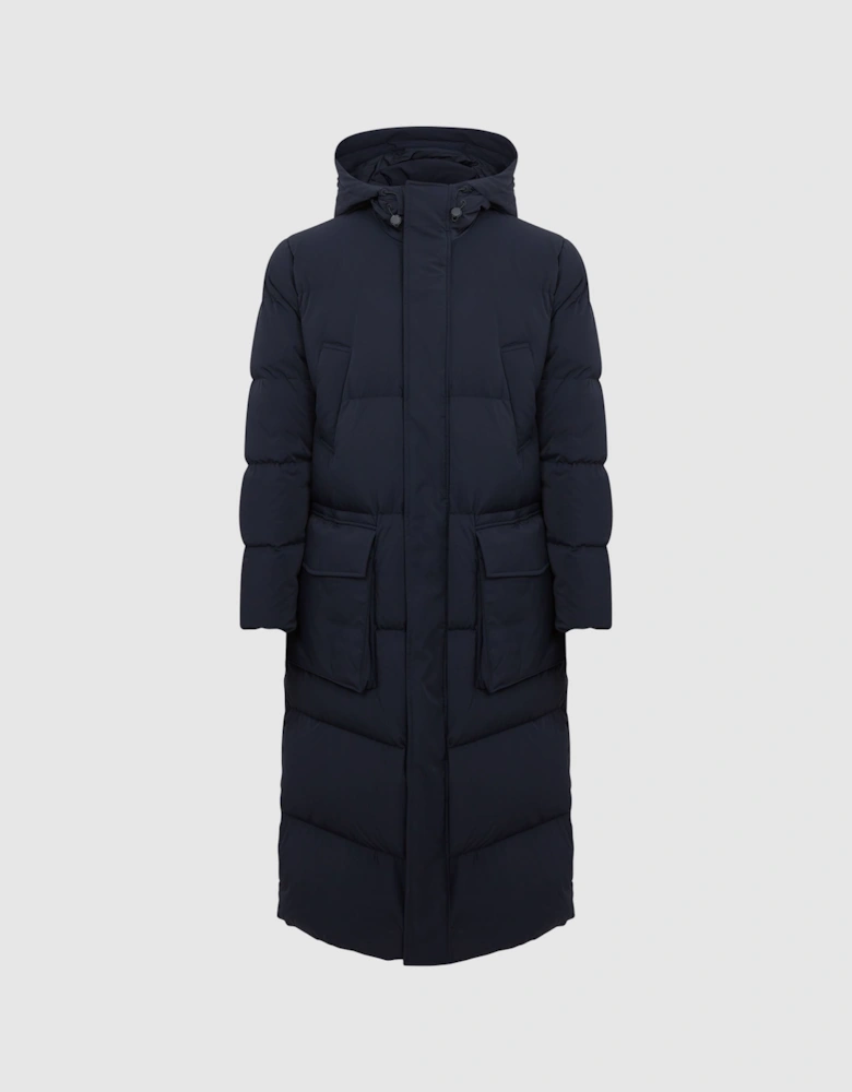 Longline Hooded Puffer Coat