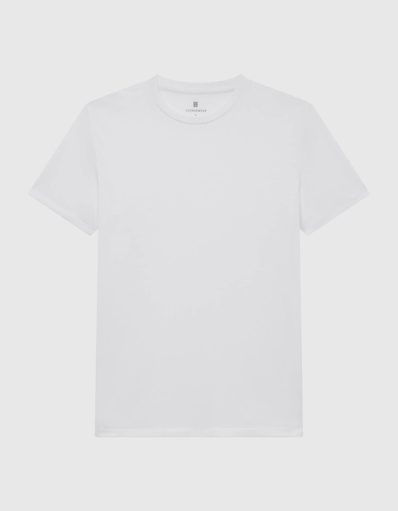 Crew Neck Mercerised Cotton Jersey T-Shirt