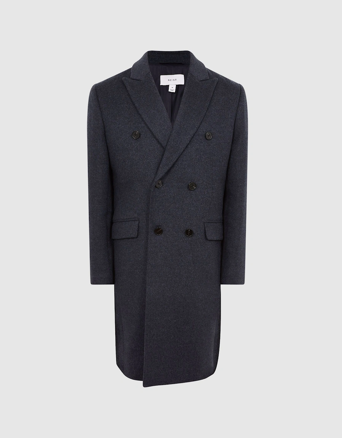 Double Breasted Long Wool Overcoat, 2 of 1