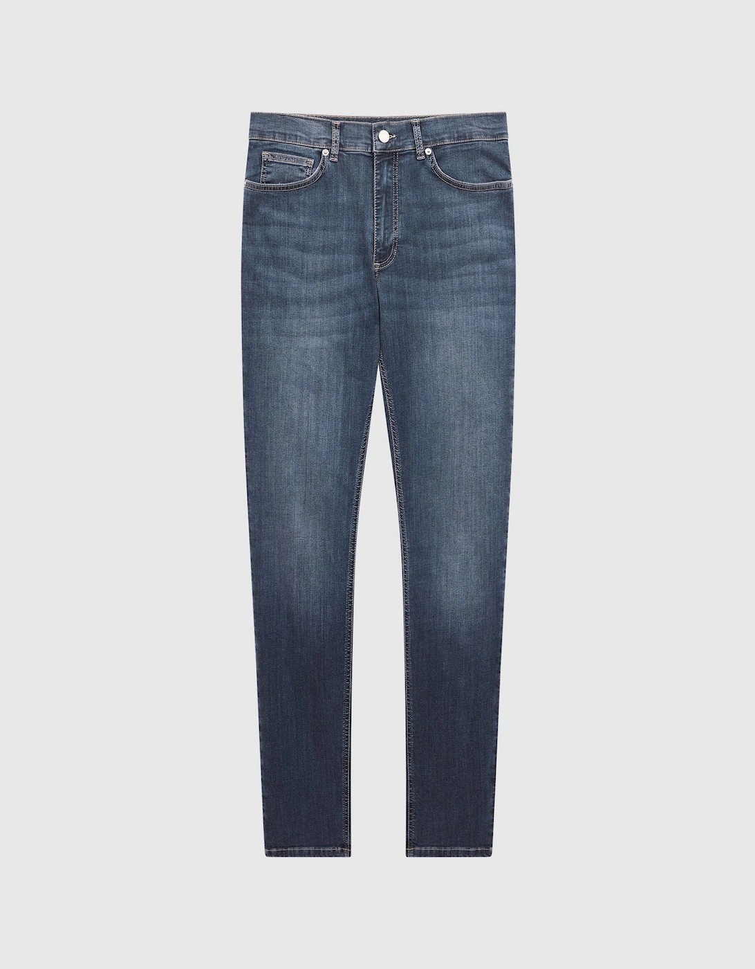 Jersey Slim Fit Washed Jeans, 2 of 1