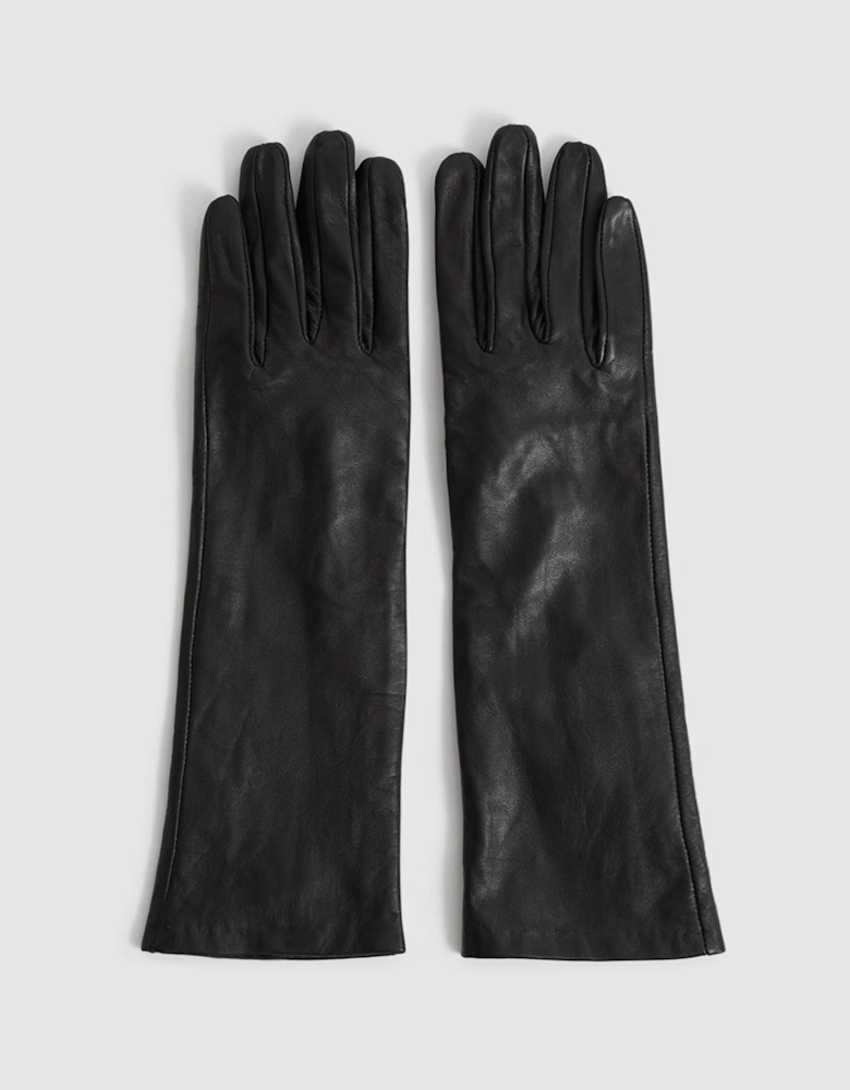 Longline Leather Gloves
