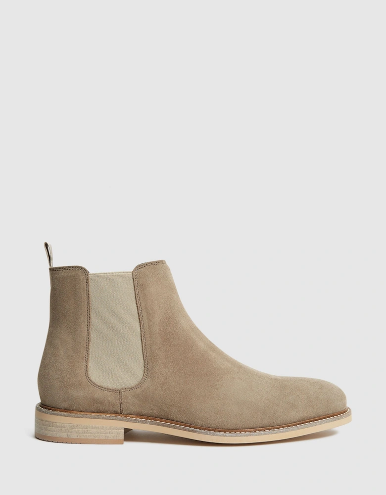 Suede Leather Chelsea Boots