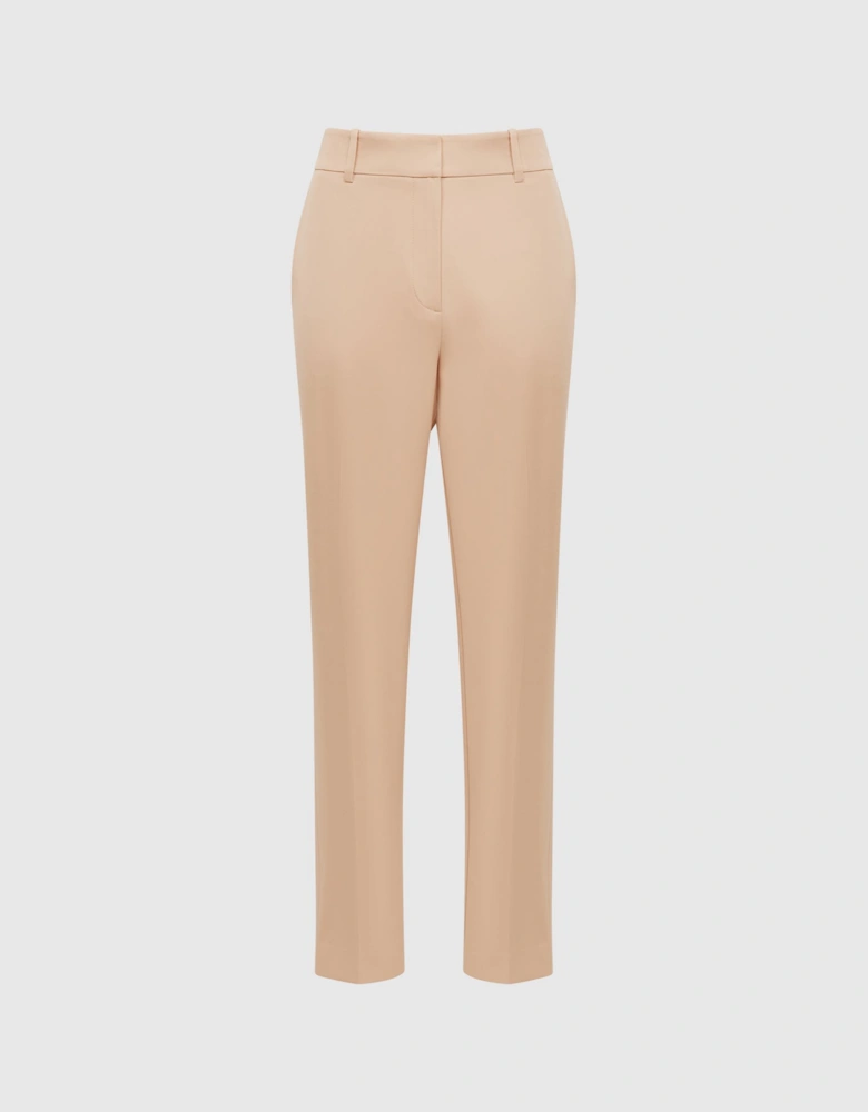 Slim Fit High Rise Trousers