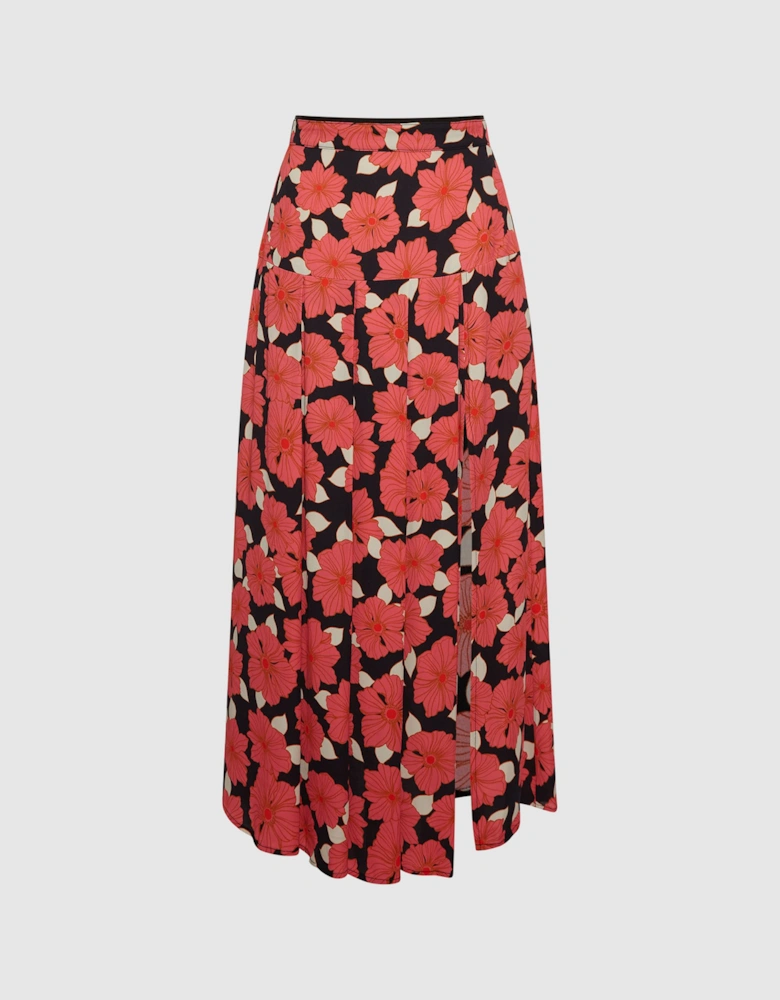 Printed Slip Skirt
