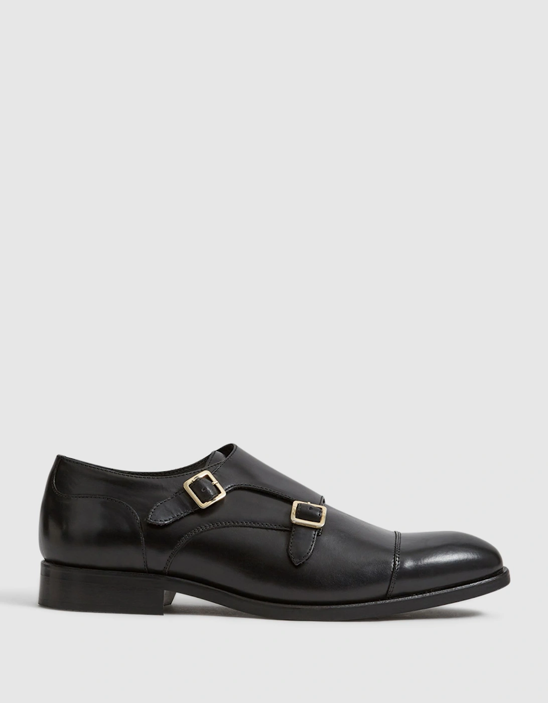 Leather Monk Strap Shoes, 2 of 1