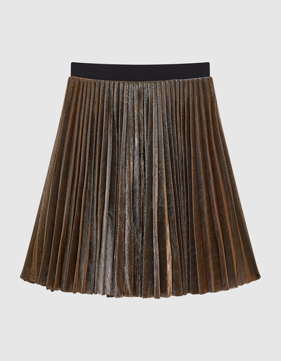 Metallic Pleated Skirt, 2 of 1