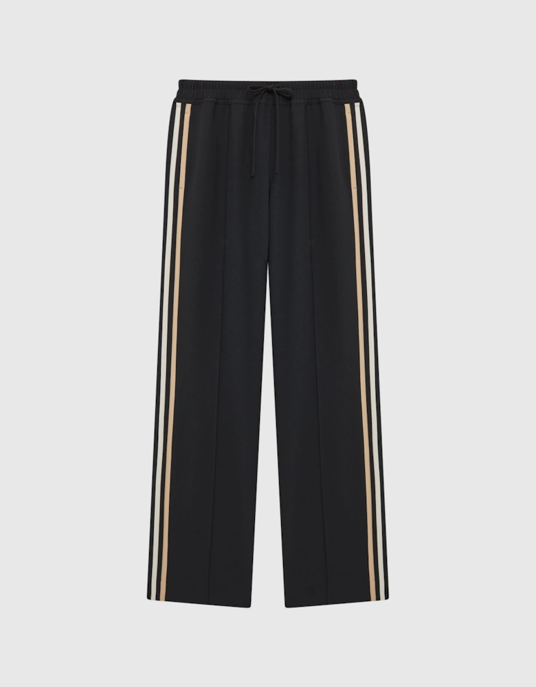 Wide Leg Pull On Trousers