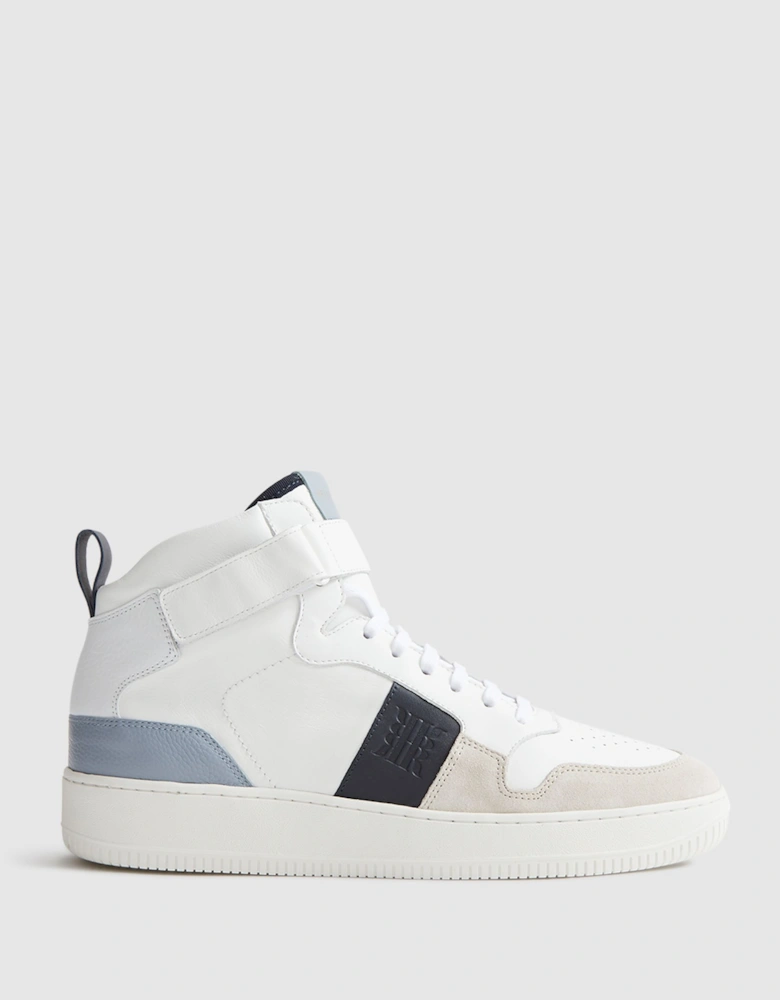 High Top Leather Trainers
