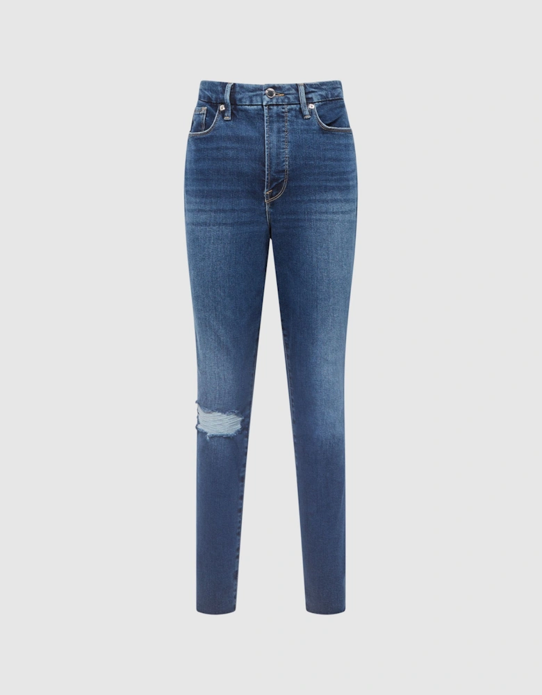 Good American Cropped Skinny Jeans