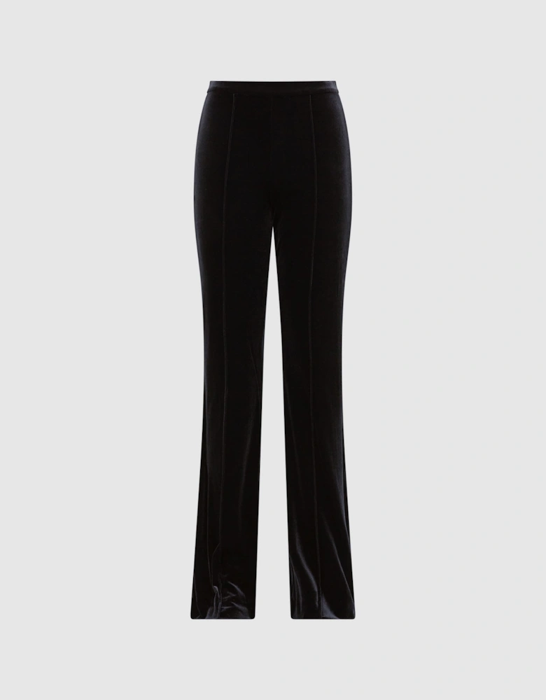 Velvet Flared Trousers