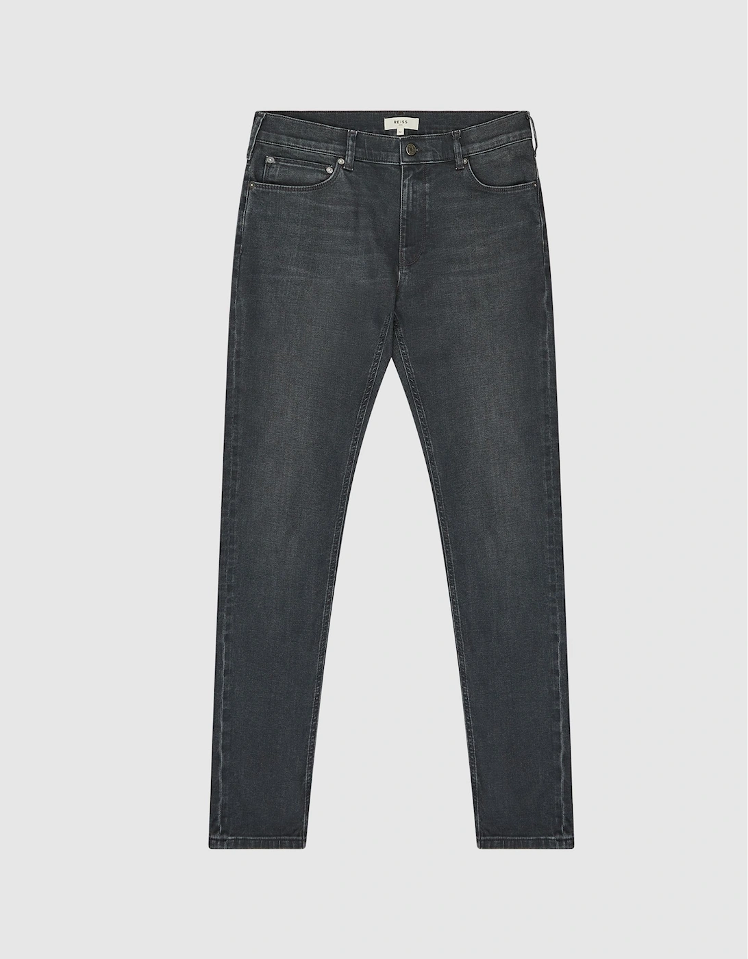 Slim Fit Washed Jersey Jeans, 2 of 1