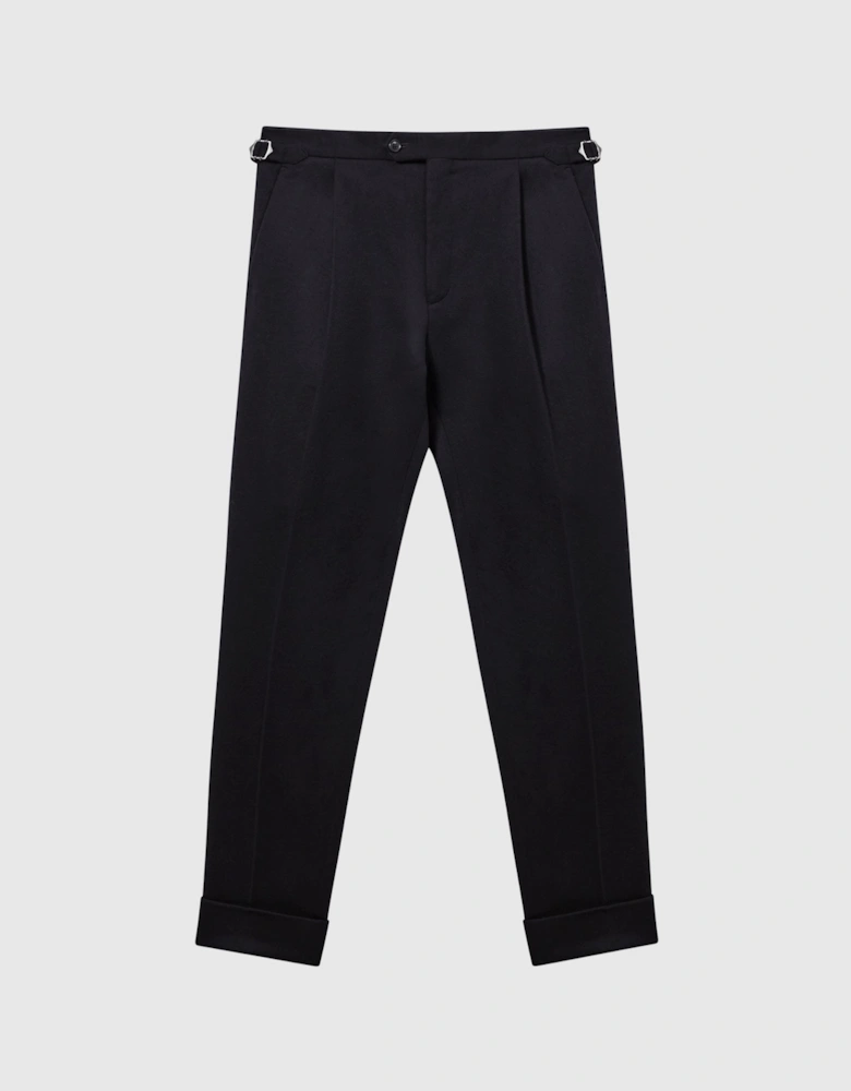 Cashmere Side Adjuster Trousers