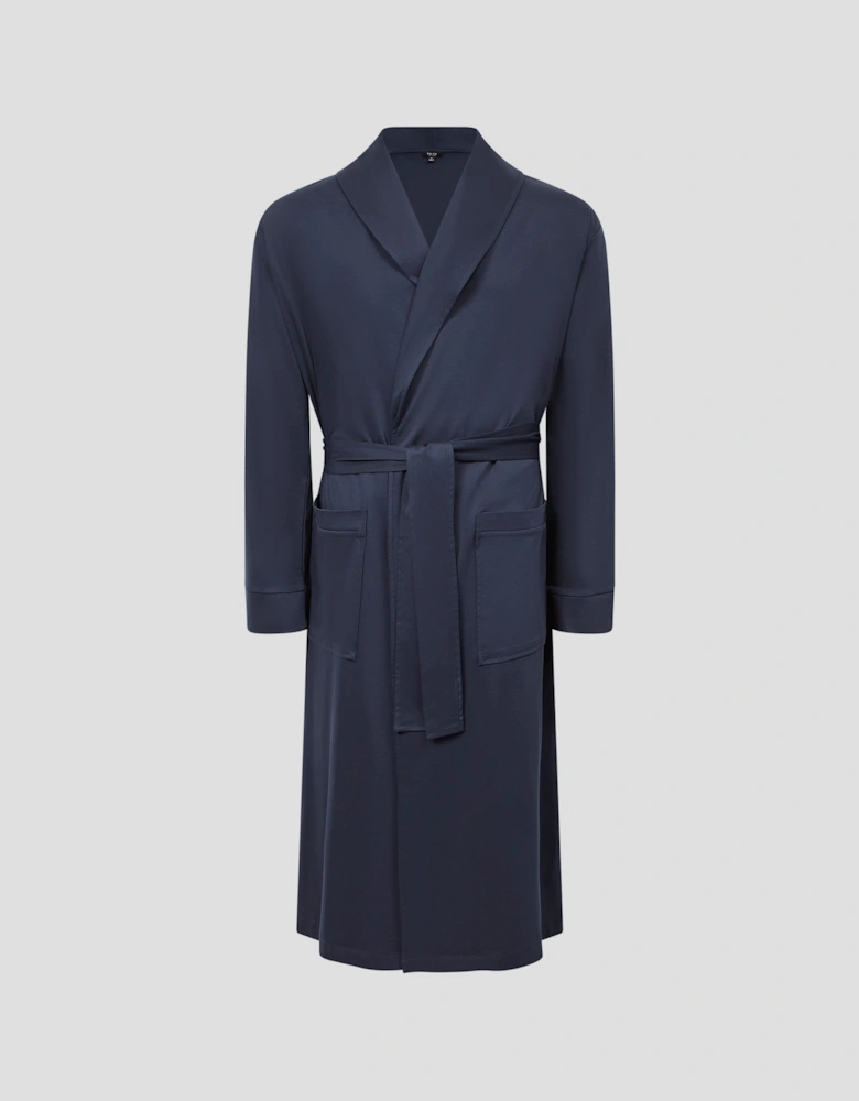 Long Sleeve Mercerised Dressing Gown