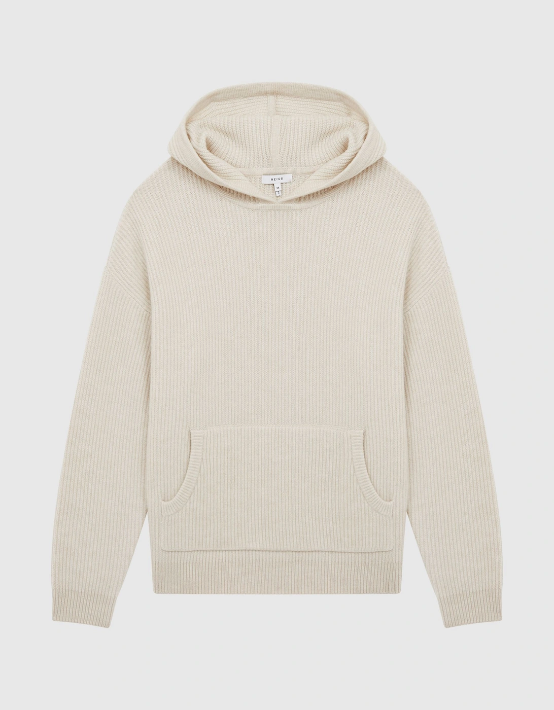 Dropped Shoulder Chunky Ribbed Hoodie, 2 of 1