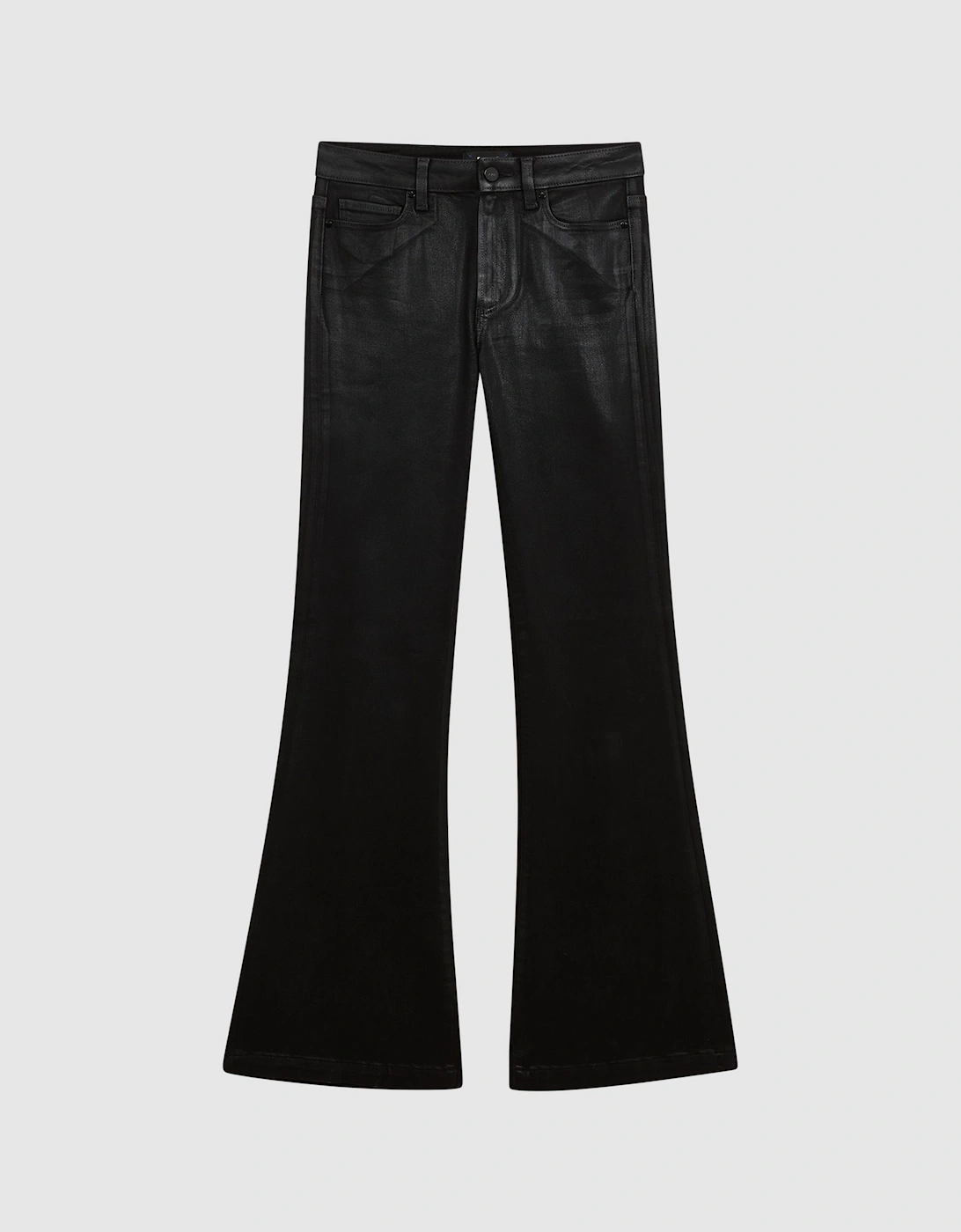 Paige Flared Coated Jeans, 2 of 1