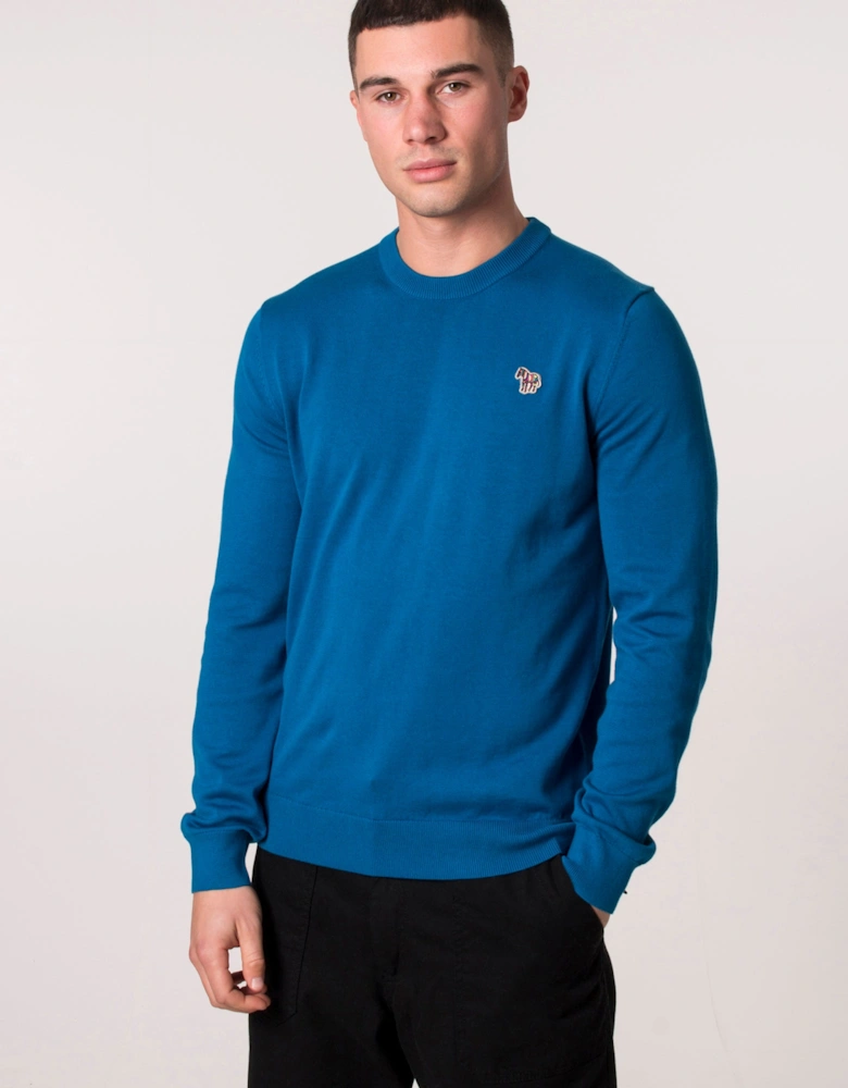 Zebra Badge Lightweight Jumper