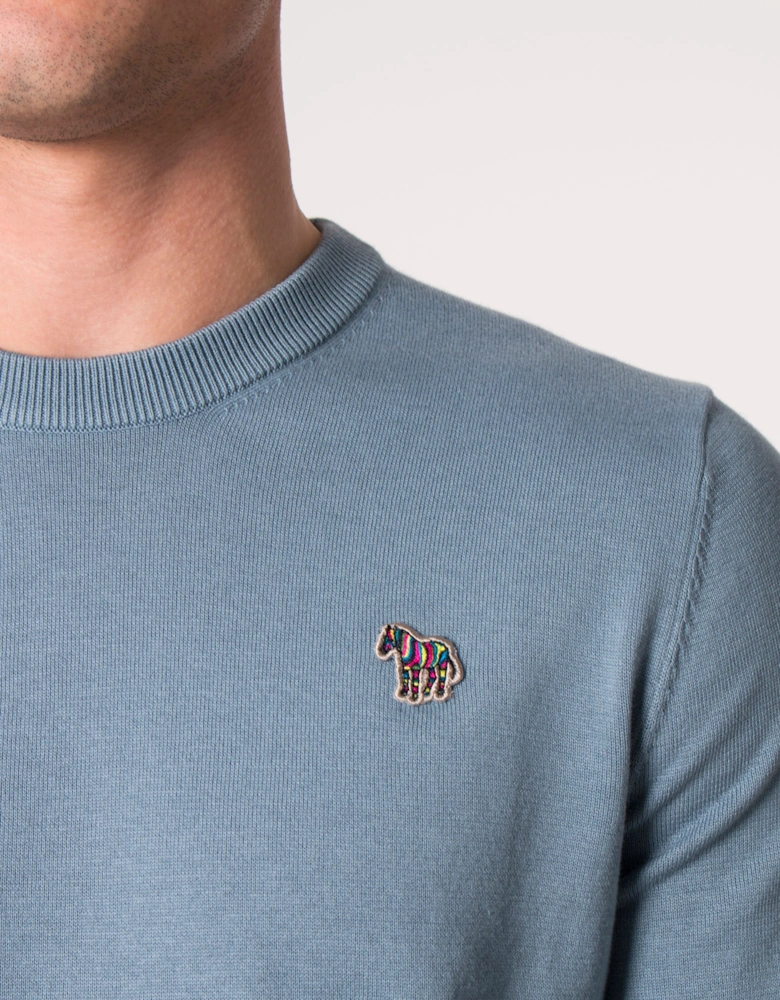 Zebra Badge Lightweight Jumper