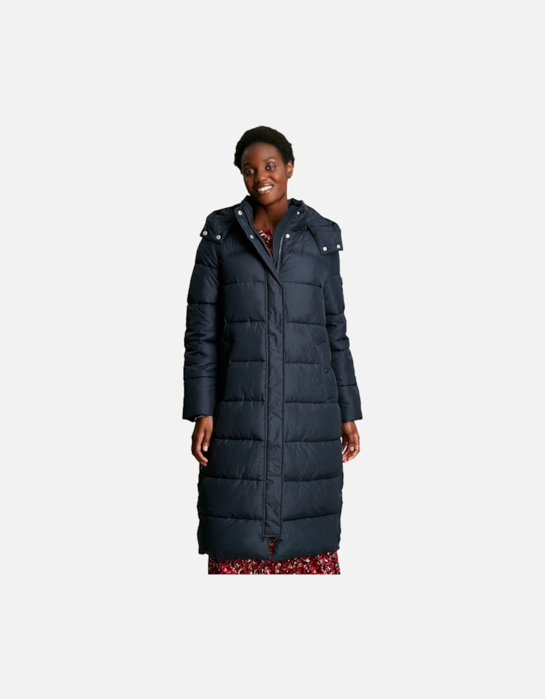 Womens Elberry Long Length Warm Padded Jacket