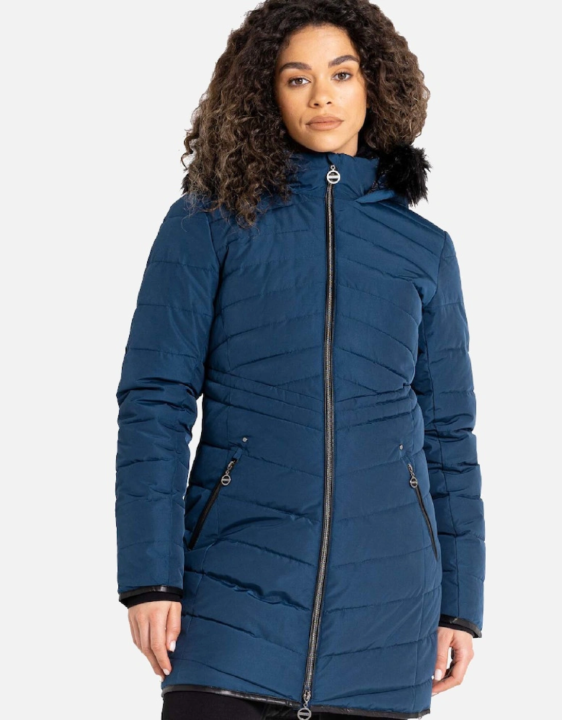 Womens Striking III Waterproof Padded Parka Coat, 5 of 4