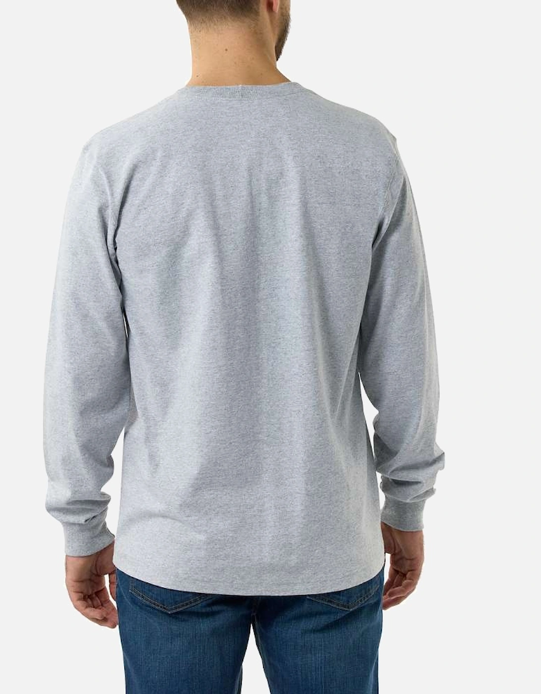 Carhartt Mens Script Graphic Relaxed Fit Long Sleeve T Shirt