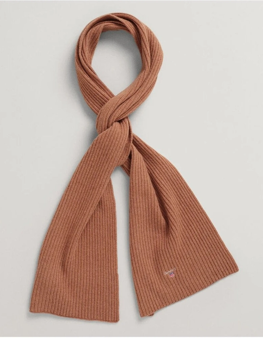 Wool Knit Scarf Walnut, 3 of 2