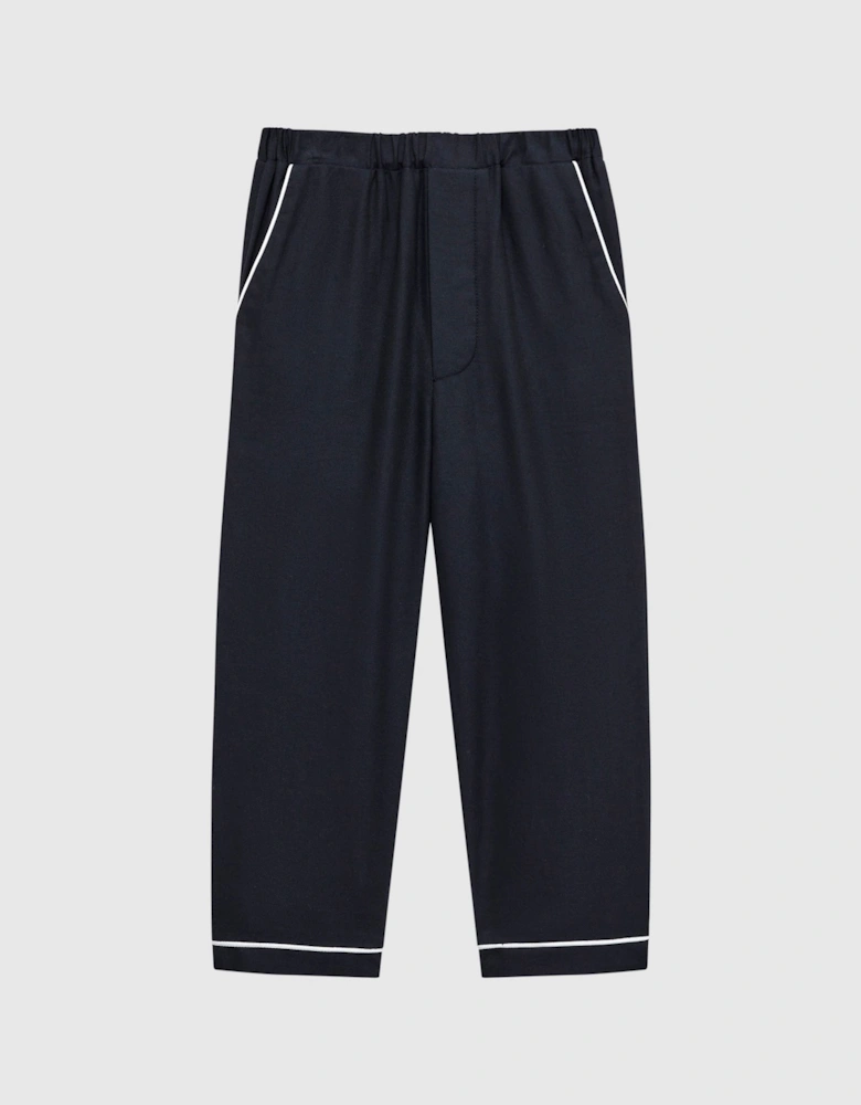 Cotton Piped Pyjama Trousers