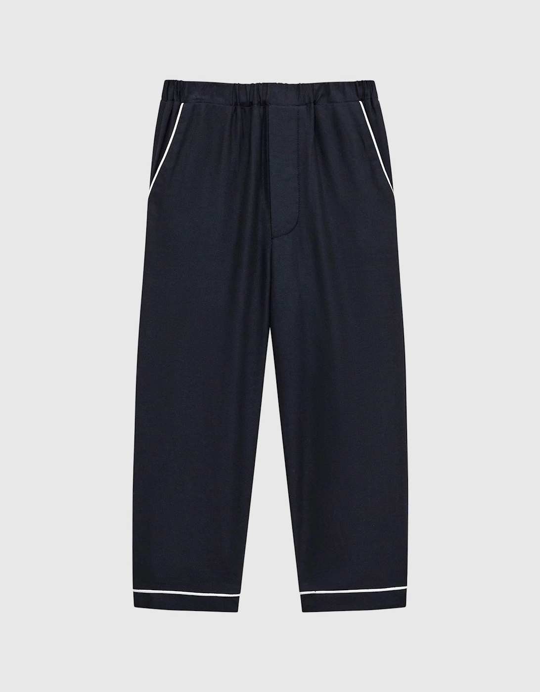 Cotton Piped Pyjama Trousers, 2 of 1