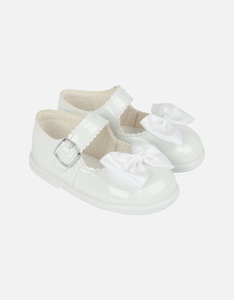 White Patent Mary Jane Shoes
