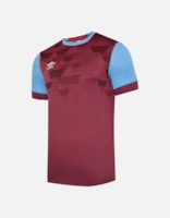 New Claret/Sky Blue